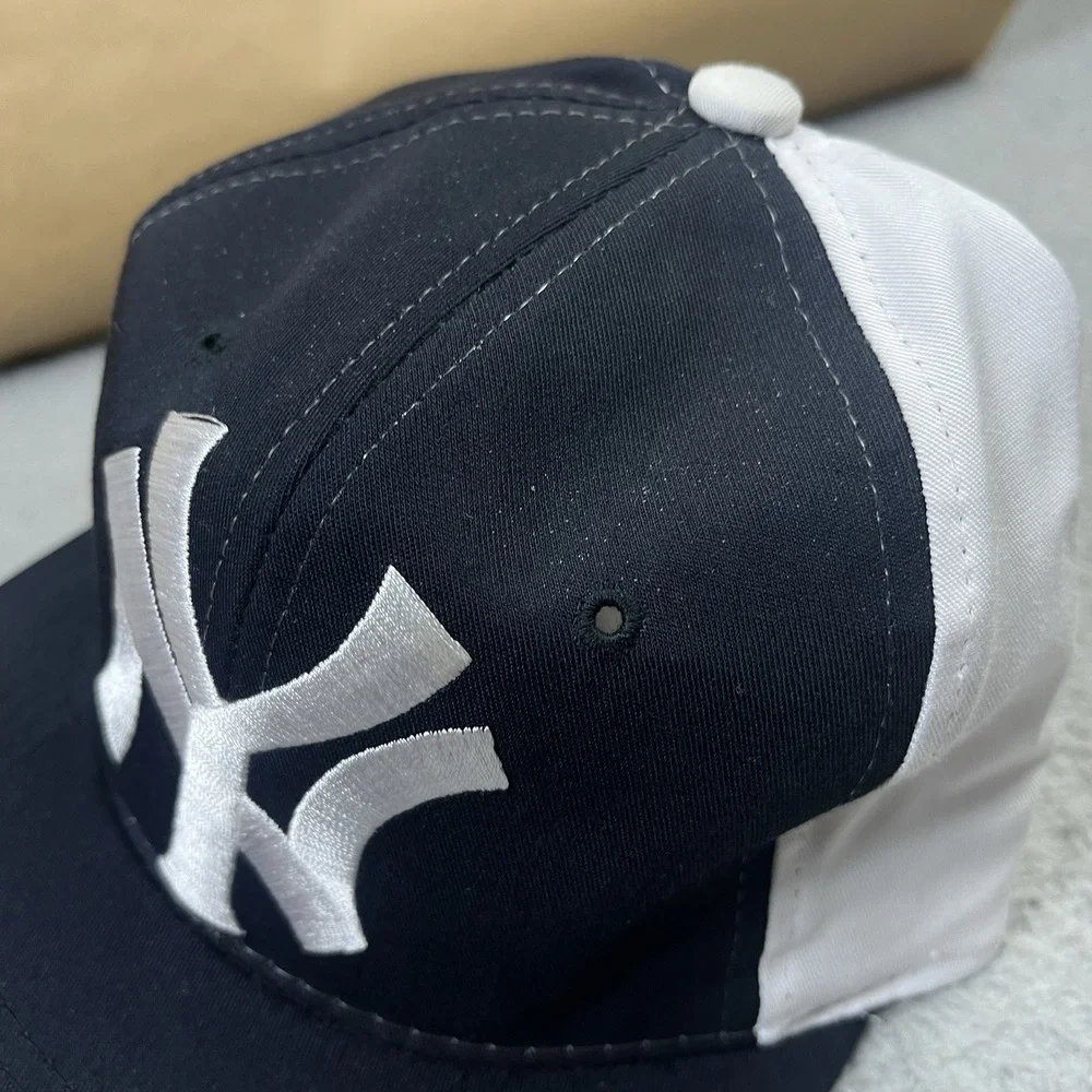 Vintage New York Yankees Hat Cap‎ Blue White Starter Snapback